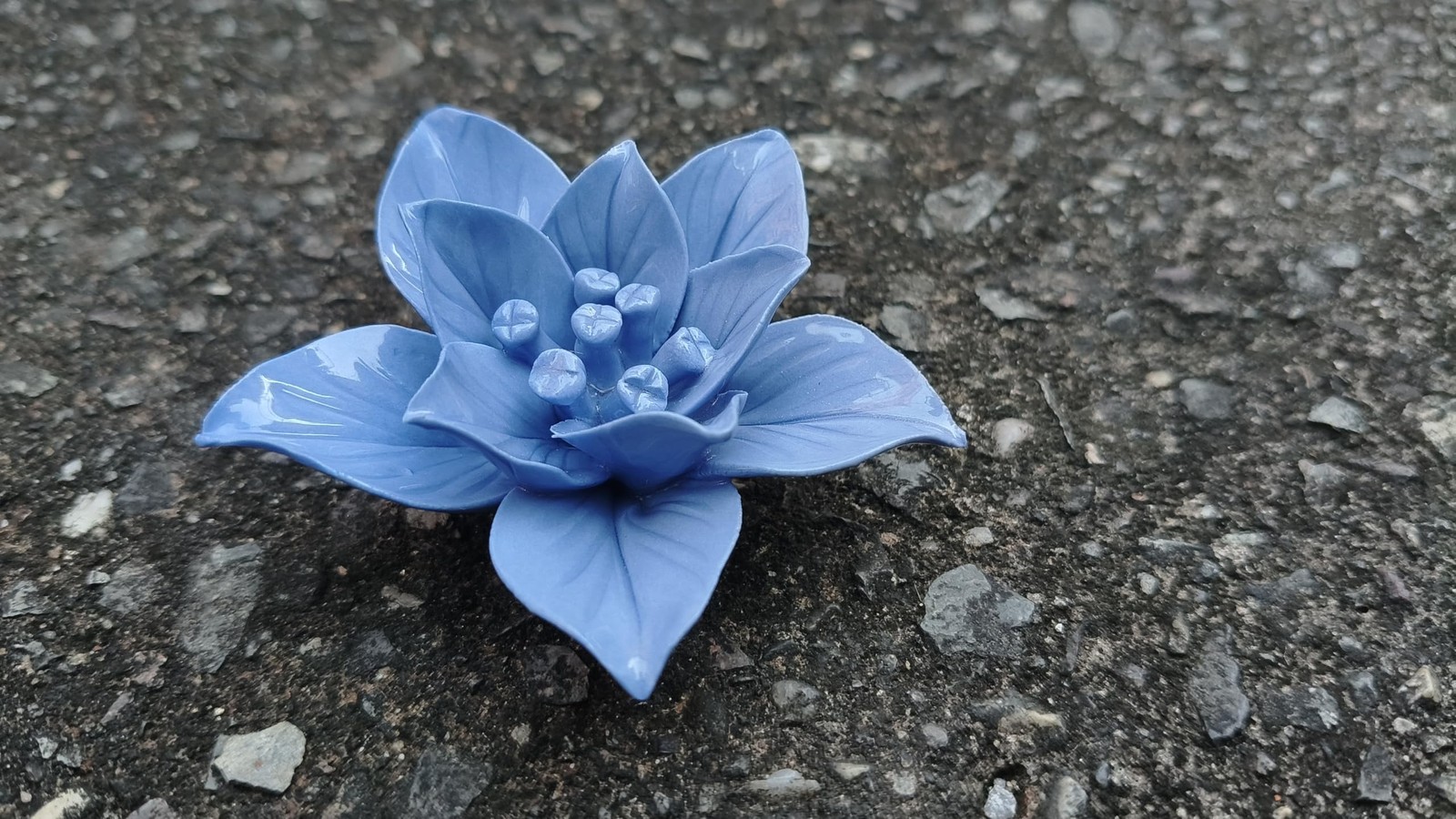 Ceramic Flower Wall Art Decor, Artificial Flower Wall Sculpture,Handmade Cera…