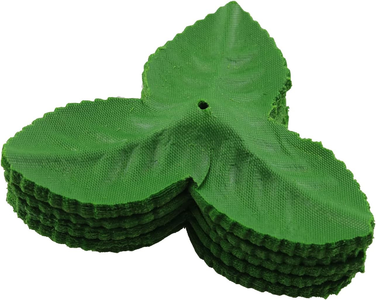 50pcs Artificial Leaves Rose Flower Leaf Green Silk Fake Leaves Christmas Party