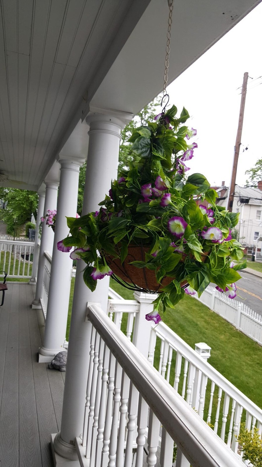 GTIDEA Artificial Vines, 2pcs 15Feet Morning Glory Hanging Plants Silk Garland