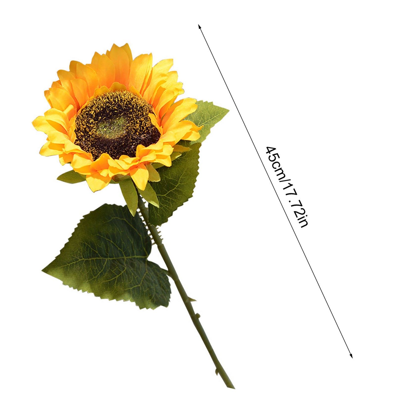 Simulation Sunflower Pastoral Style Artificial Flower False Silk Sunflower For