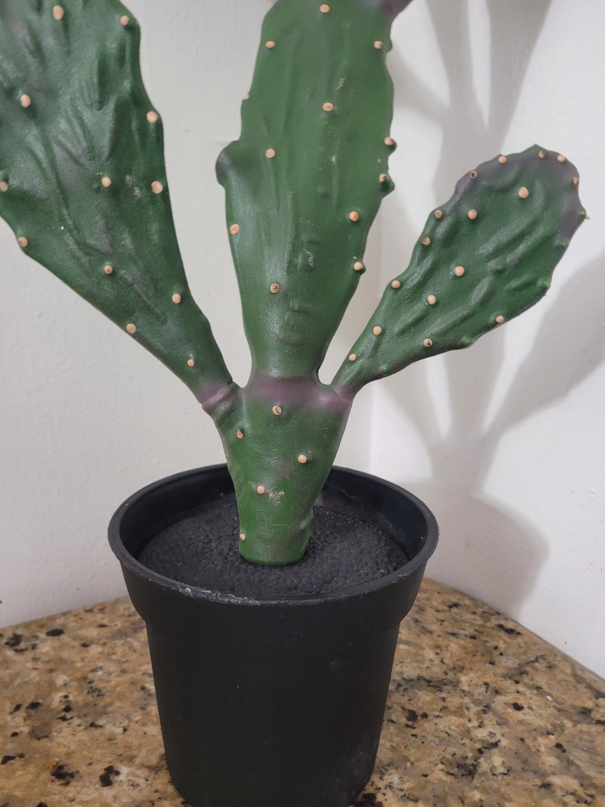 29″ Faux Prickly Pear Cactus Artificial Potted Desert Plant Home Decor