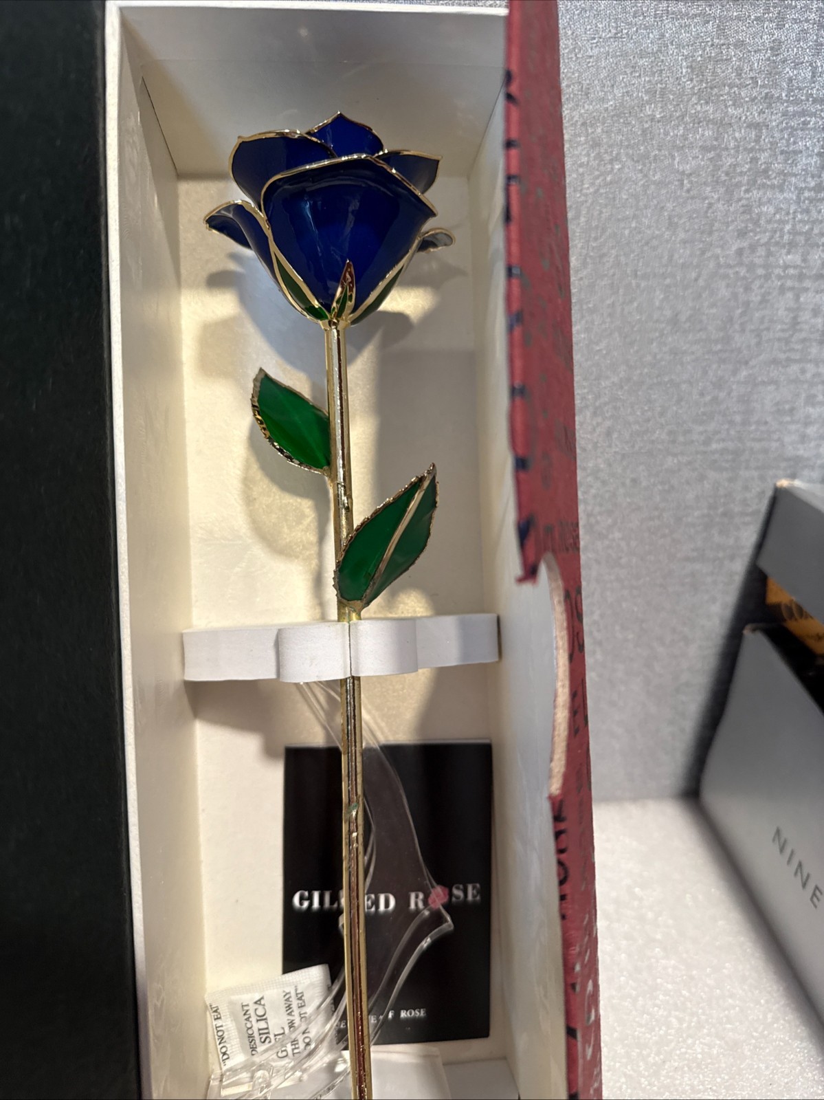 24K Plated Gold Dipped Rose with Stand – Gift for Her