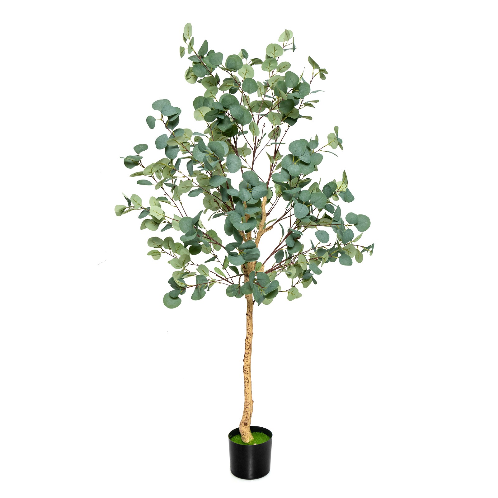 5.5FT Artificial Tree Fake Eucalyptus Tree for Living Room Office Home Decor