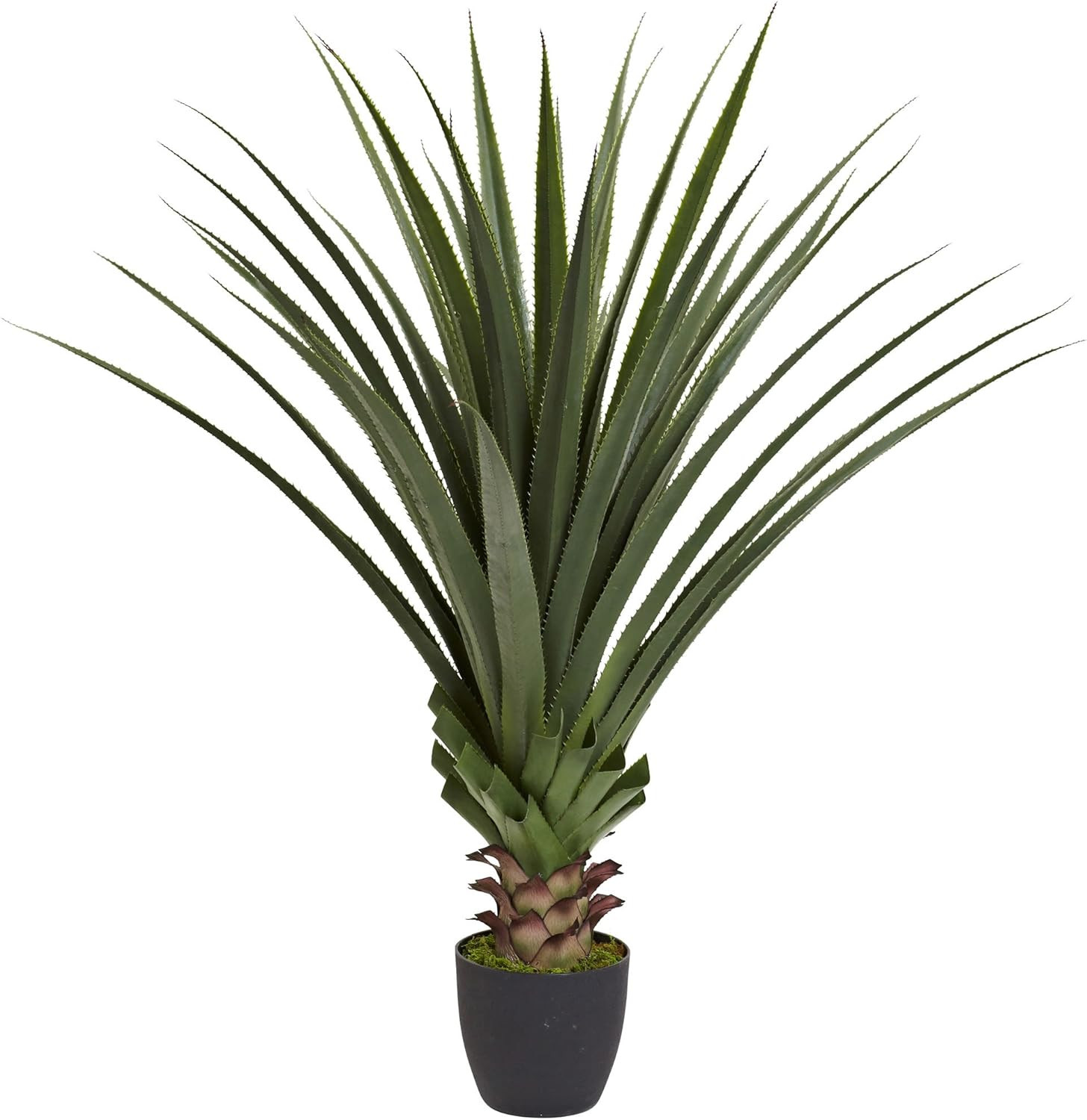 4Ft Artificial Spiked Agave Plant, Faux Succulent Greenery for Indoor Decor