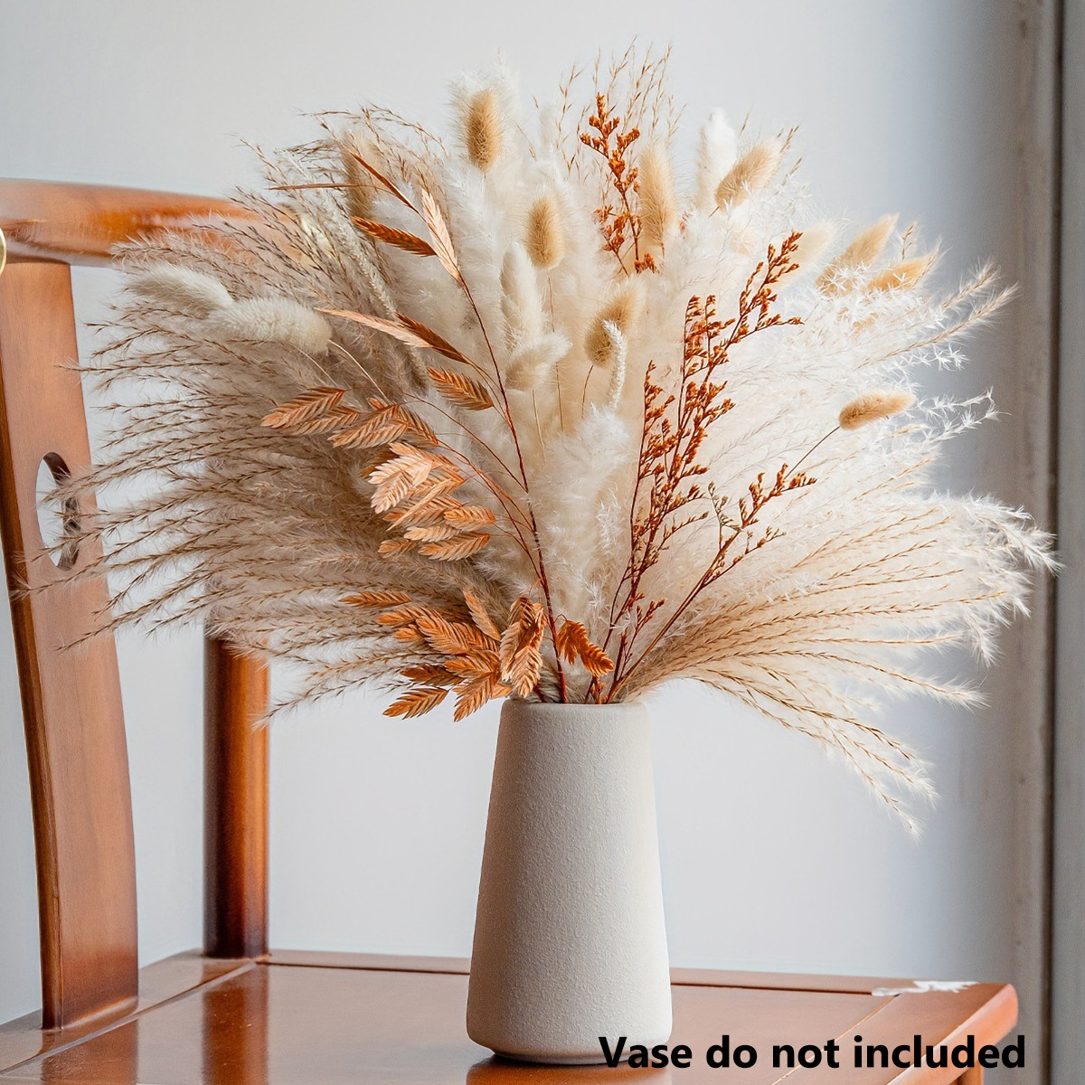 Pampas Grass Natural Dried Flowers Feather Bouquet Bunch Flowers for Home Decor