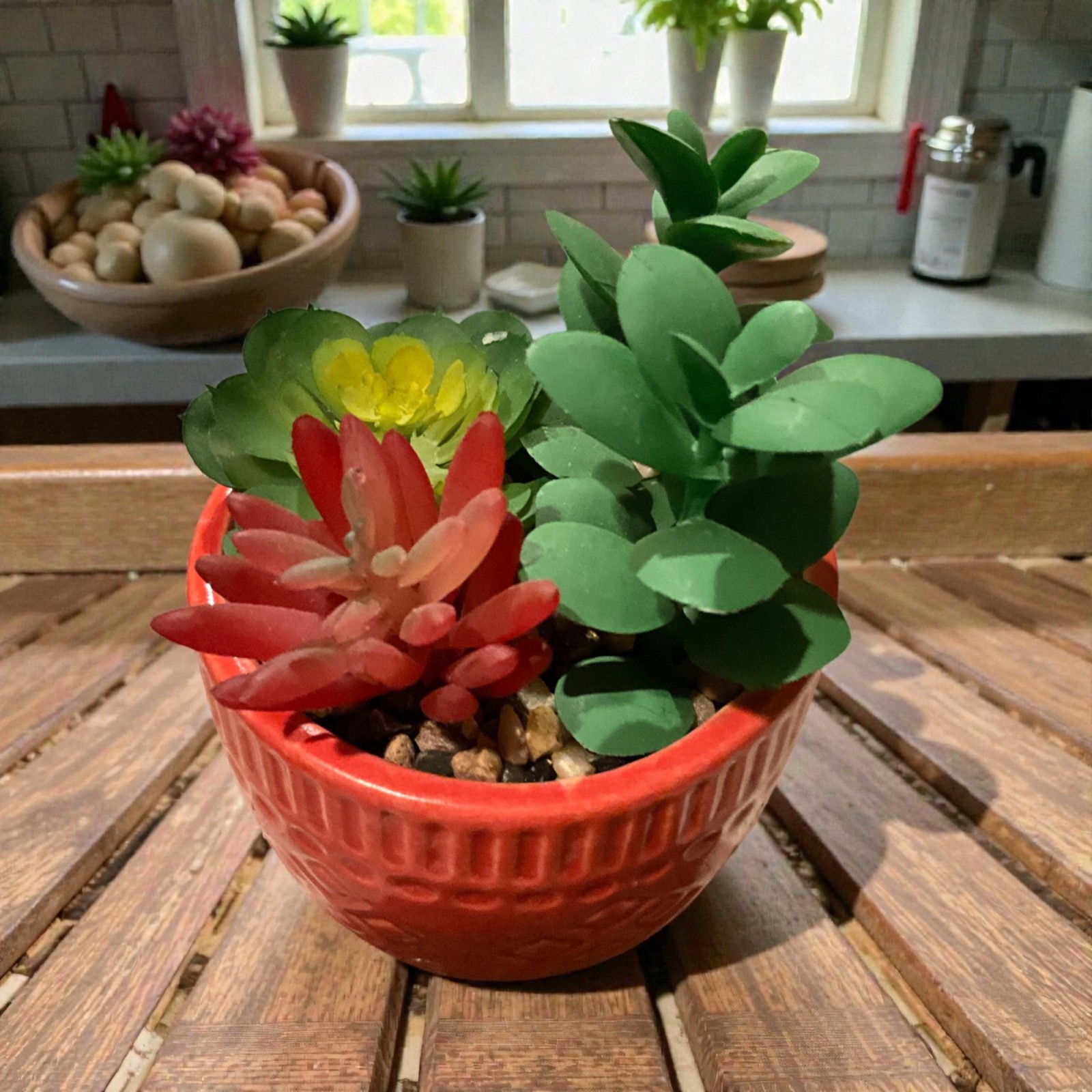 Artificial Succulent Flowers Garden and Home Decor Beautiful