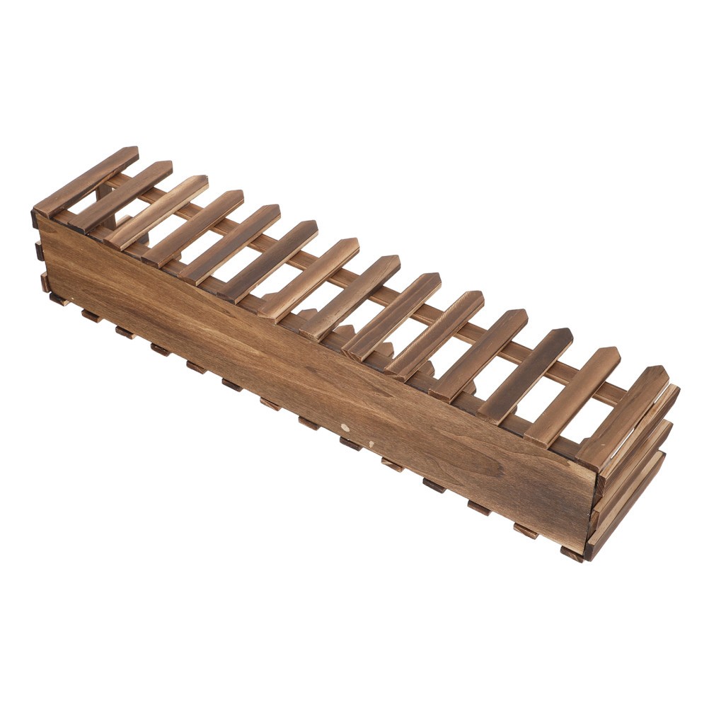 Wooden Flower Arrangement Box Rectangular Boxes Outdoor Flowerpot