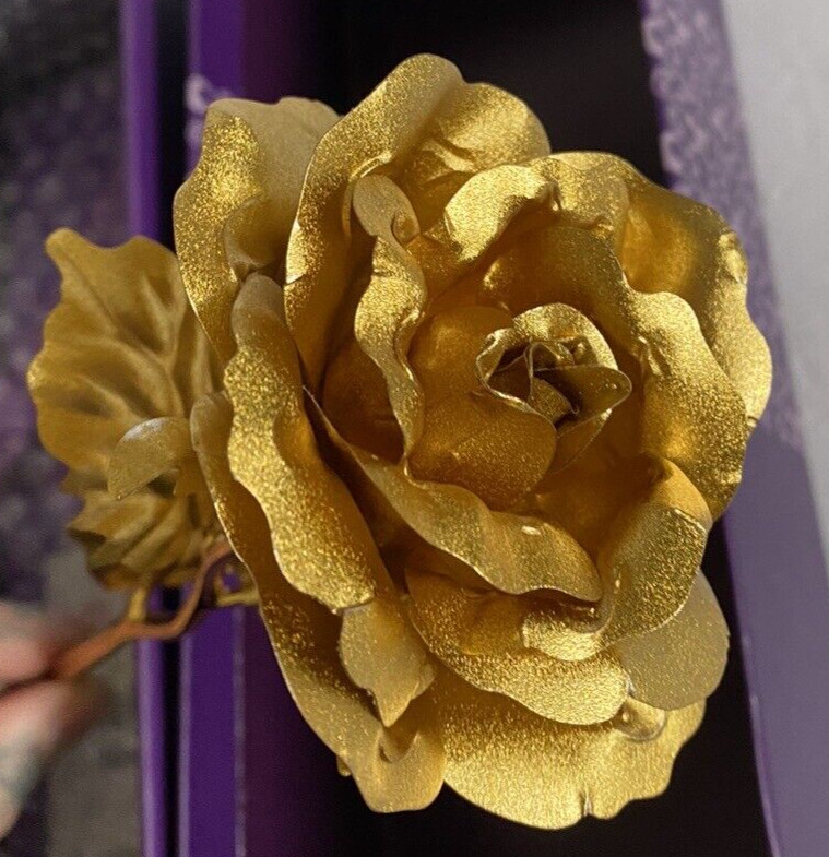 24k Golden Rose Gold With Test Report & Box