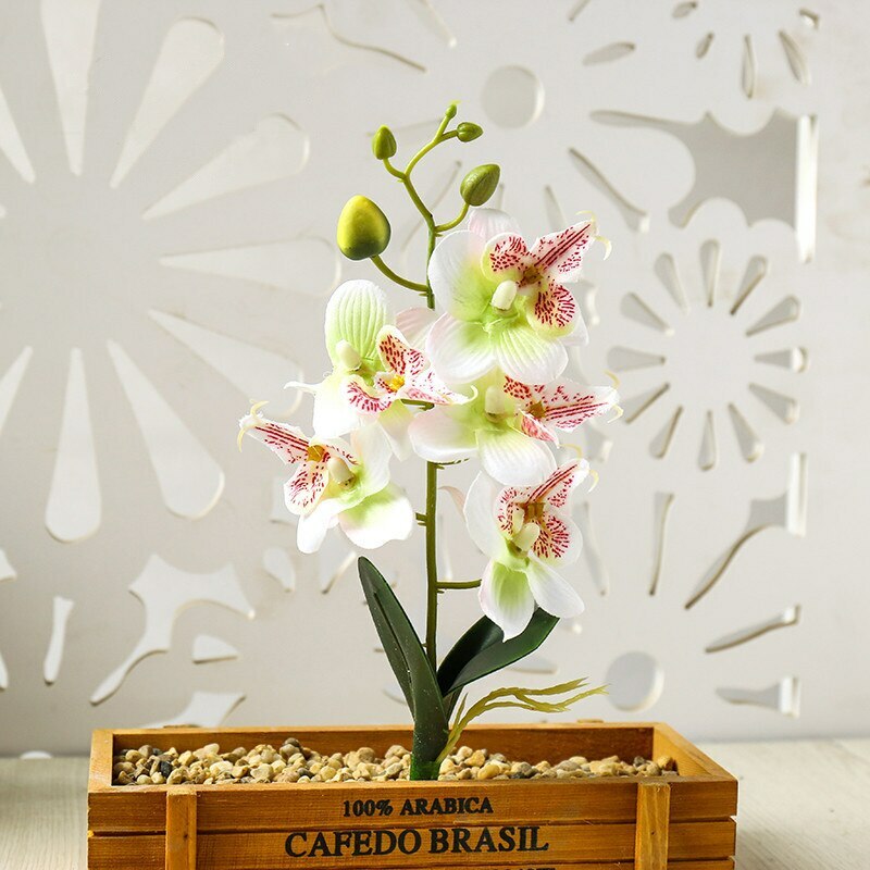 Artificial Butterfly Orchid Flowers Wedding Party Home Decor Fake Flower