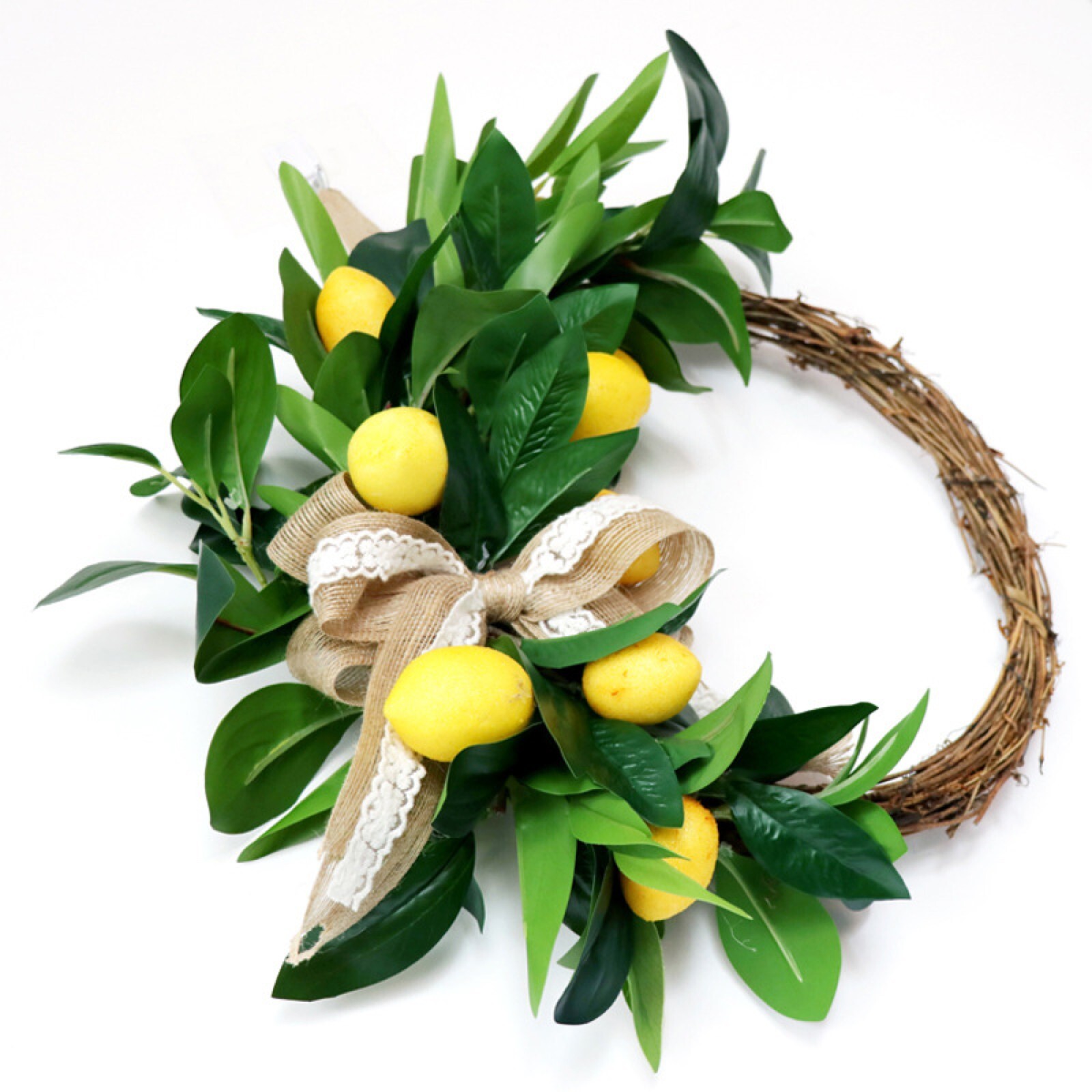 Lemon Wreath Green/Yellow
