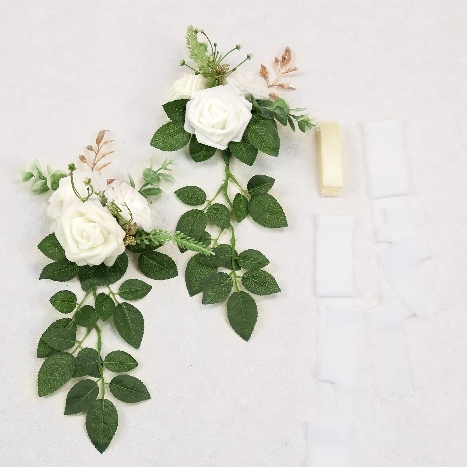 Wedding Aisle Decorations for Wedding Ceremony Set of 10 Pew Flowers for Chur…