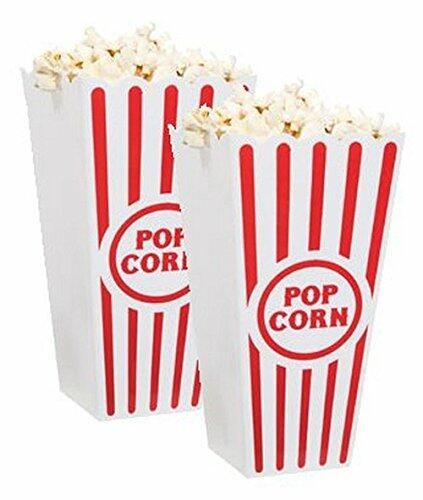 Plastic Popcorn Containers (6) by Greenbrier International