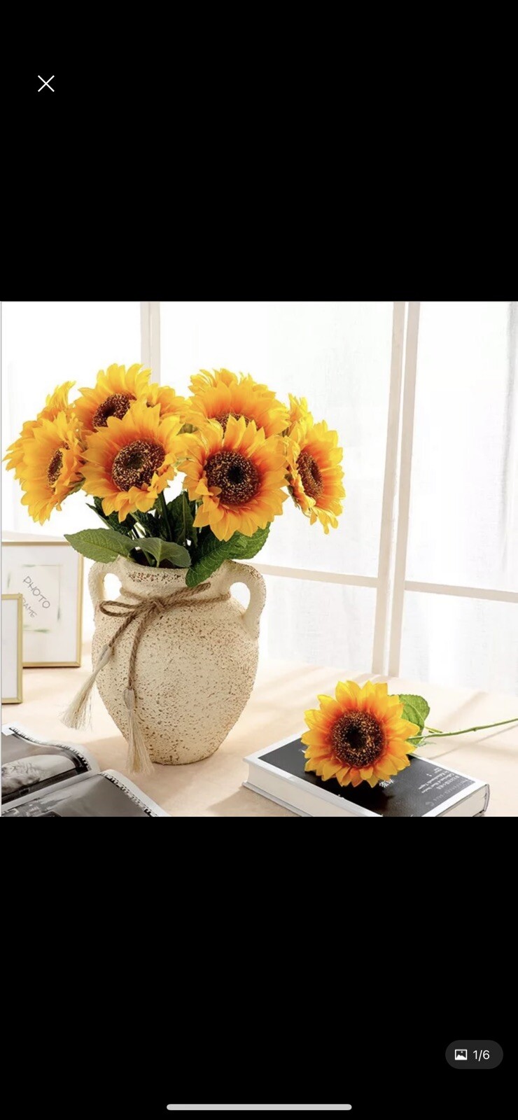 new artificial sunflower high quality silk dark orange & yellow available 