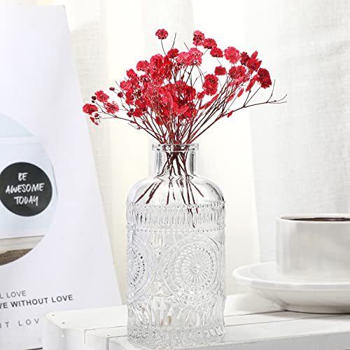 Dried Baby Breath Flowers Red Gypsophila Dried Pressed Flowers 1.97-3.15