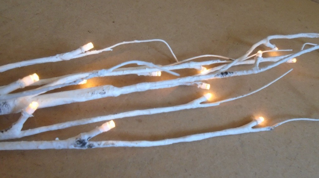 Evergreen LED Birch Branch Pack of 2 (battery operate)