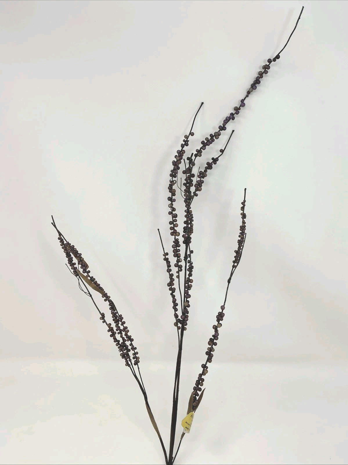 Arty Imports Berry Spray 46” Long Purple Vase Basket Filler 1 Pick NOS
