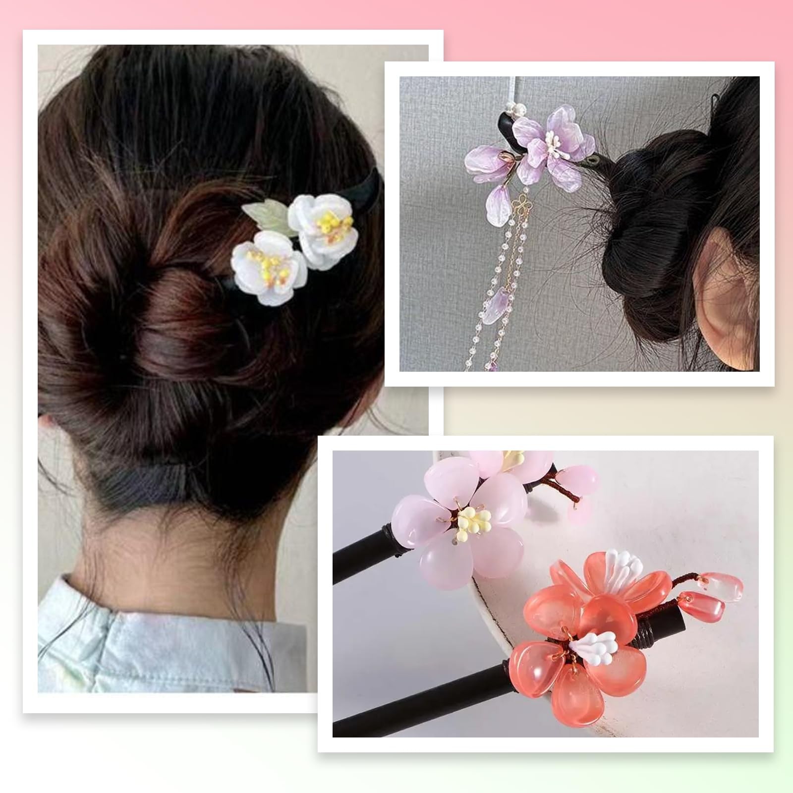 1050 PCS 3mm Mini Flower Stamen Artificial Pearl Floral Pistil DIY Craft