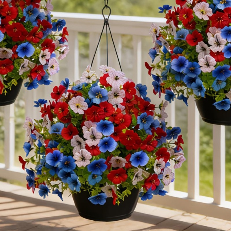Elegant Faux Florals Ground Stake Suitable For Indoor And Outdoor Display Use