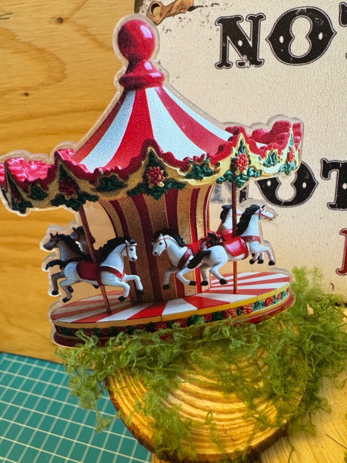 Not My Circus, Not My Monkeys. Clown, Silk Floral Arrangement, Home Decor, Gift