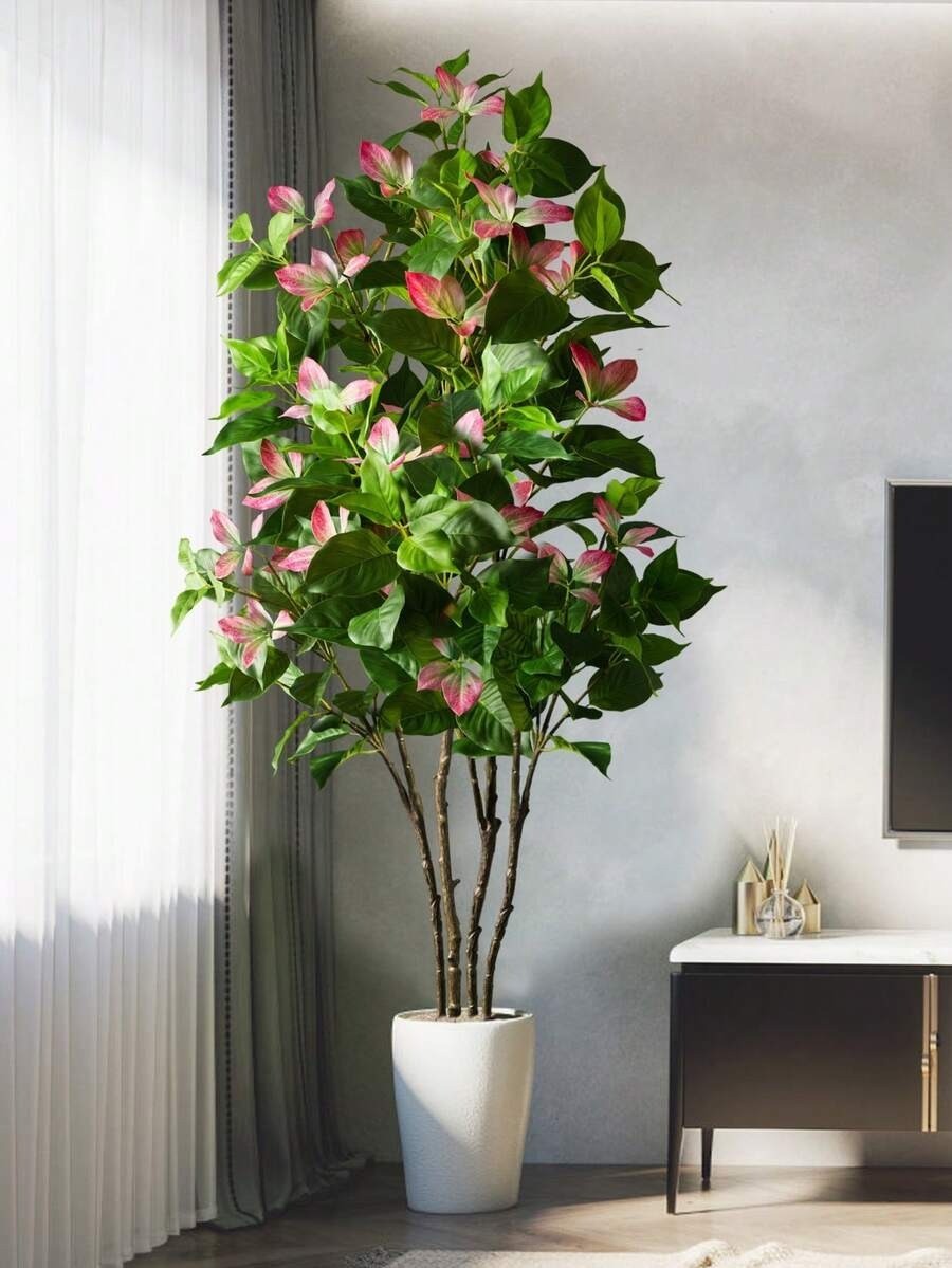 82-144cm Large Fake Magnolia Plants Artificial Nandina Tree Plastic no pot