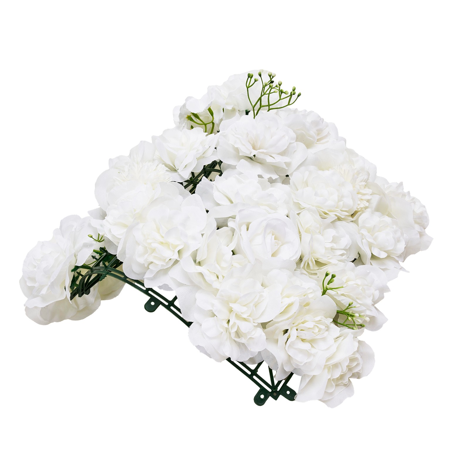 VEVOR 3D Flower Wall Panel 24PCS 15×15 in Artificial Floral Background Wedding