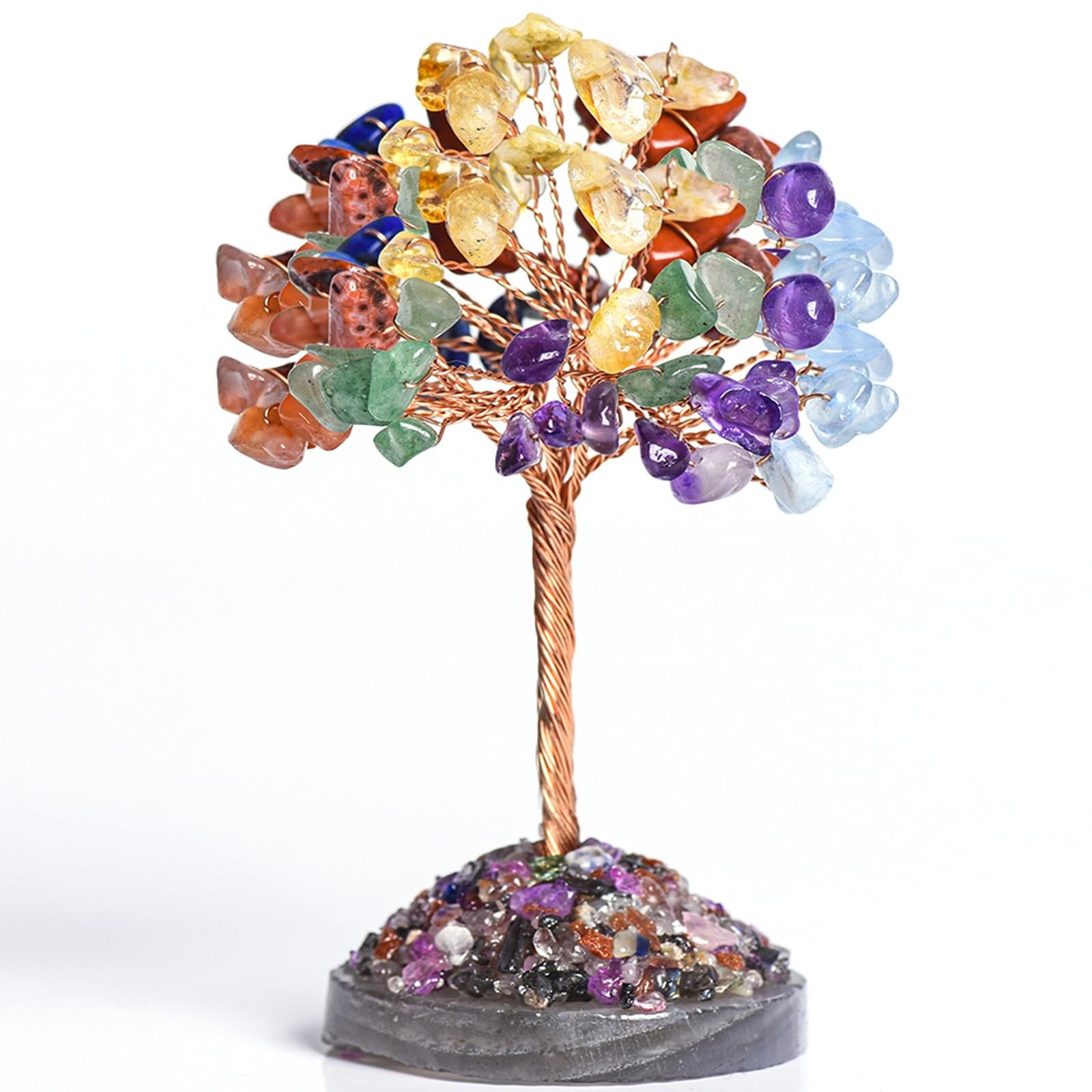 Seven Chakra Tree of Life,Money Tree Dcorations,Crystals and Healing Stones,R…