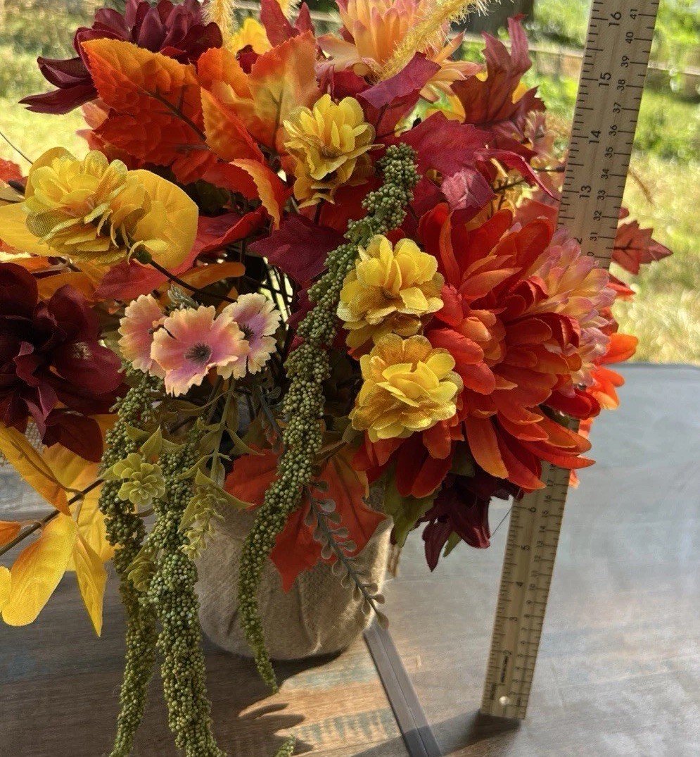 RUSTIC FALL AUTUMN FLORAL ARRANGEMENT