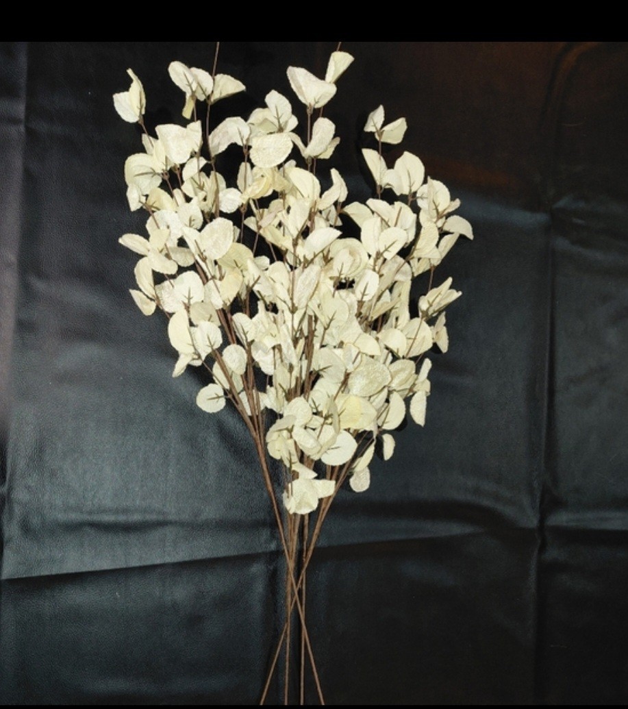 One Primrue 26″ Cream Faux Eucalyptus Stem – Boho Home Decor!