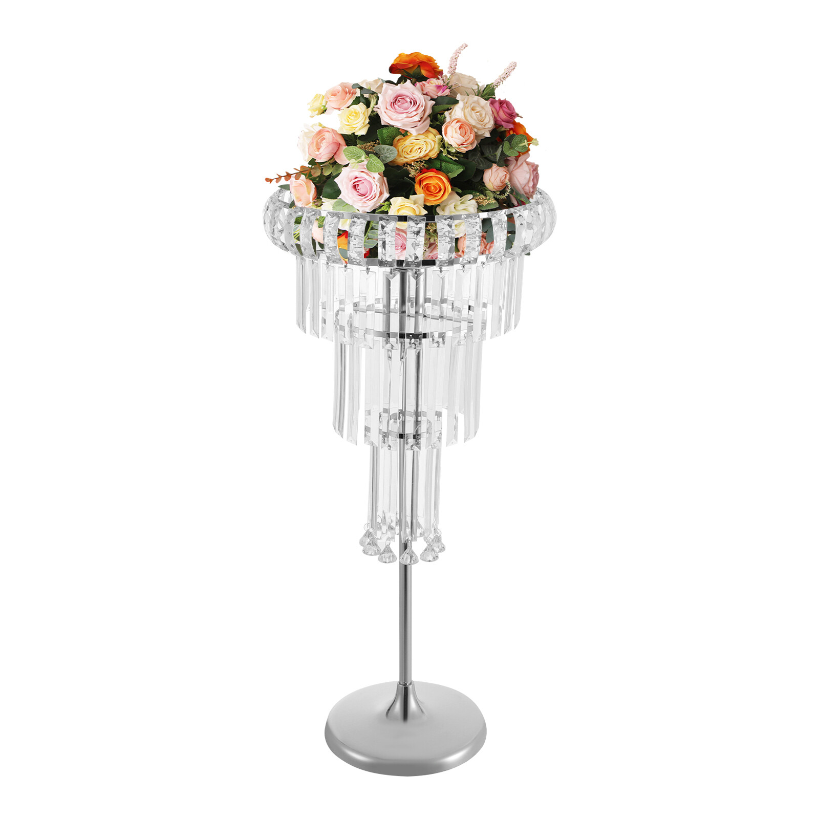 4 Tier Clear Flower Stand Wedding Party Flower Stand Wedding Decoration