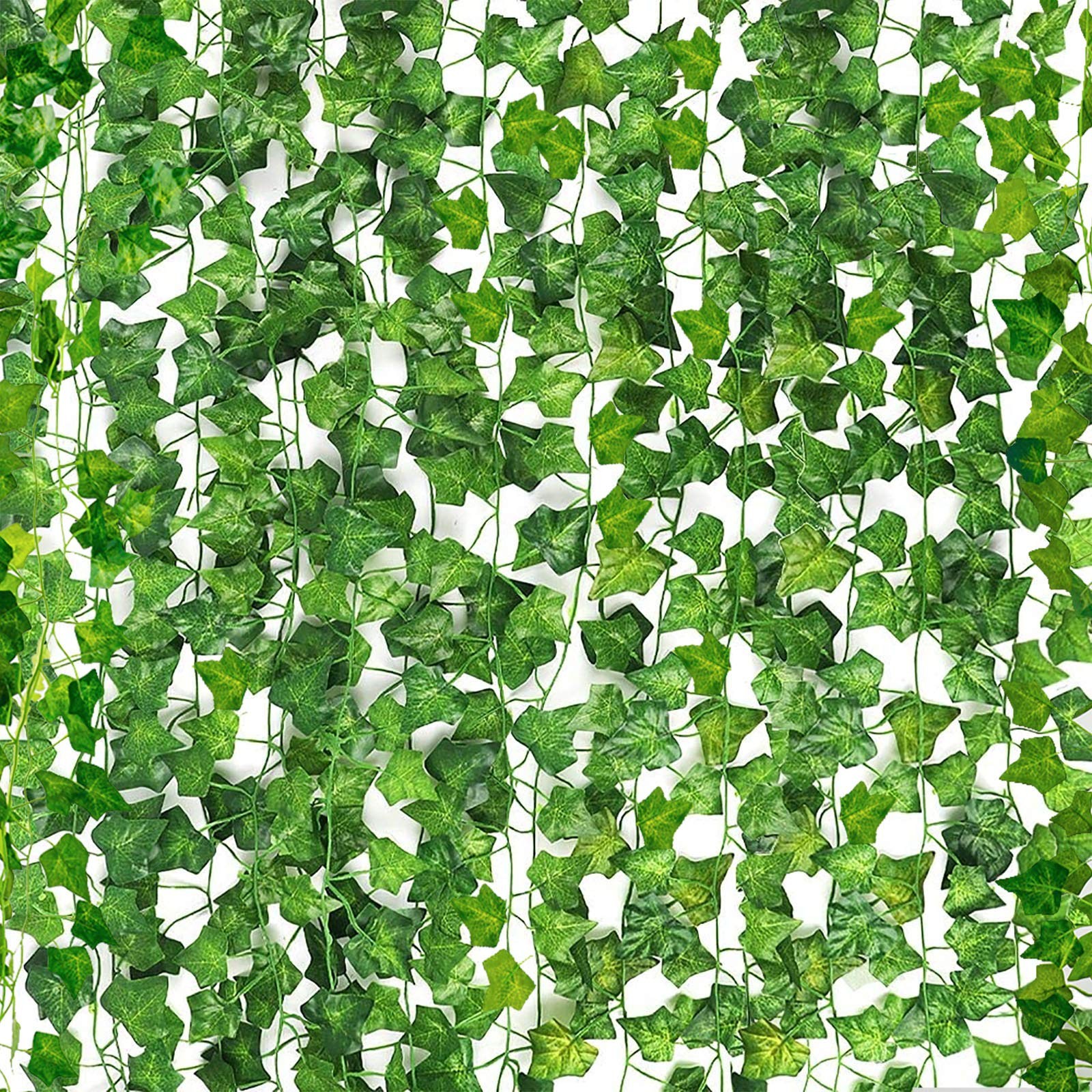 24 Pack Fake Ivy for Room Decor Fake Vines for Bedroom Decor Wedding Wall Ind…