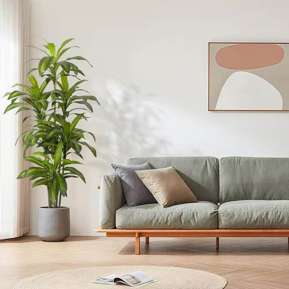 Faux Bird of Paradise Tree 1 Piece Artificial Green Indoor Tropical Plant Real T