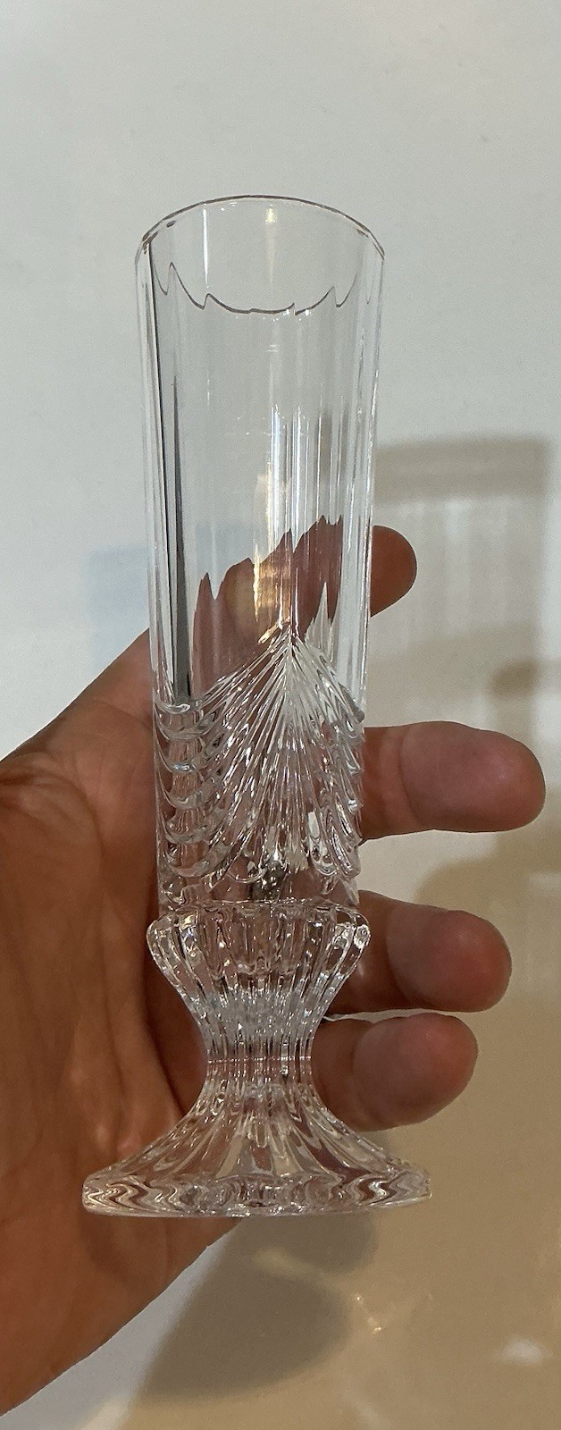 Bud Vase RCR Royal Crystal Rock 6.7 in. “Aurea” Vintage 80´s