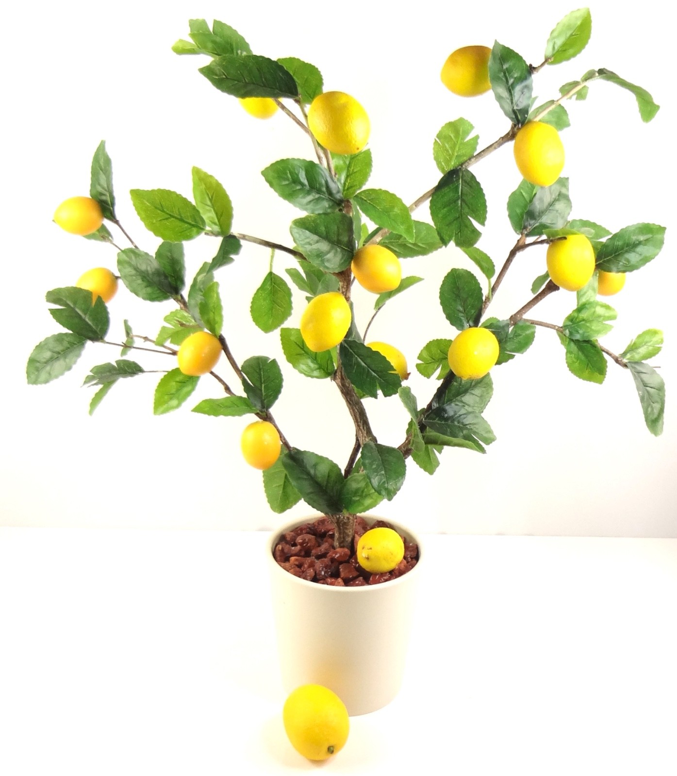 LEMON TREE 25″ (Large) Artificial Display Decoration (17 lemons)