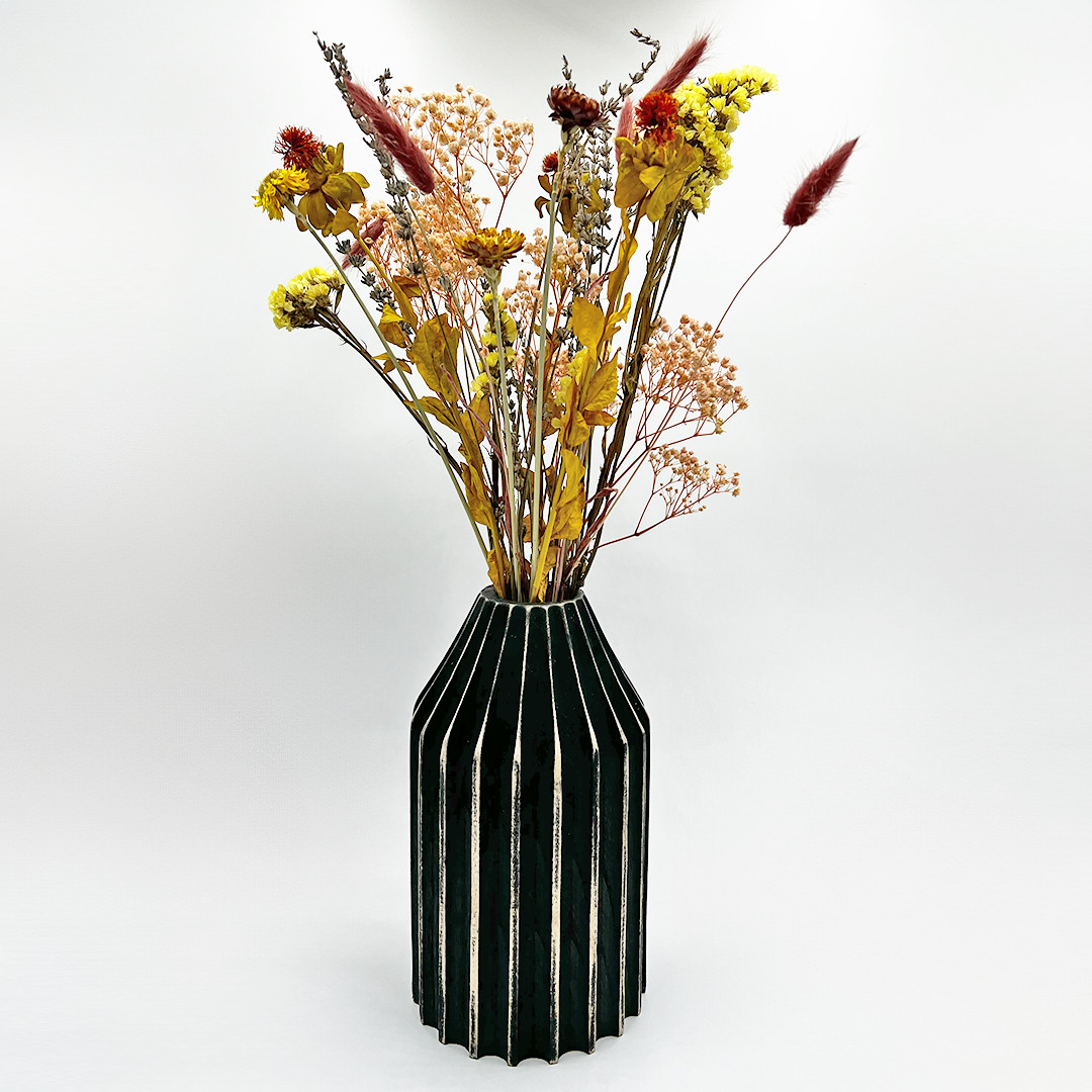 Bergamo Art 14 Inch High Real Preserved Mixed Bouquets Mix 1 in Medium