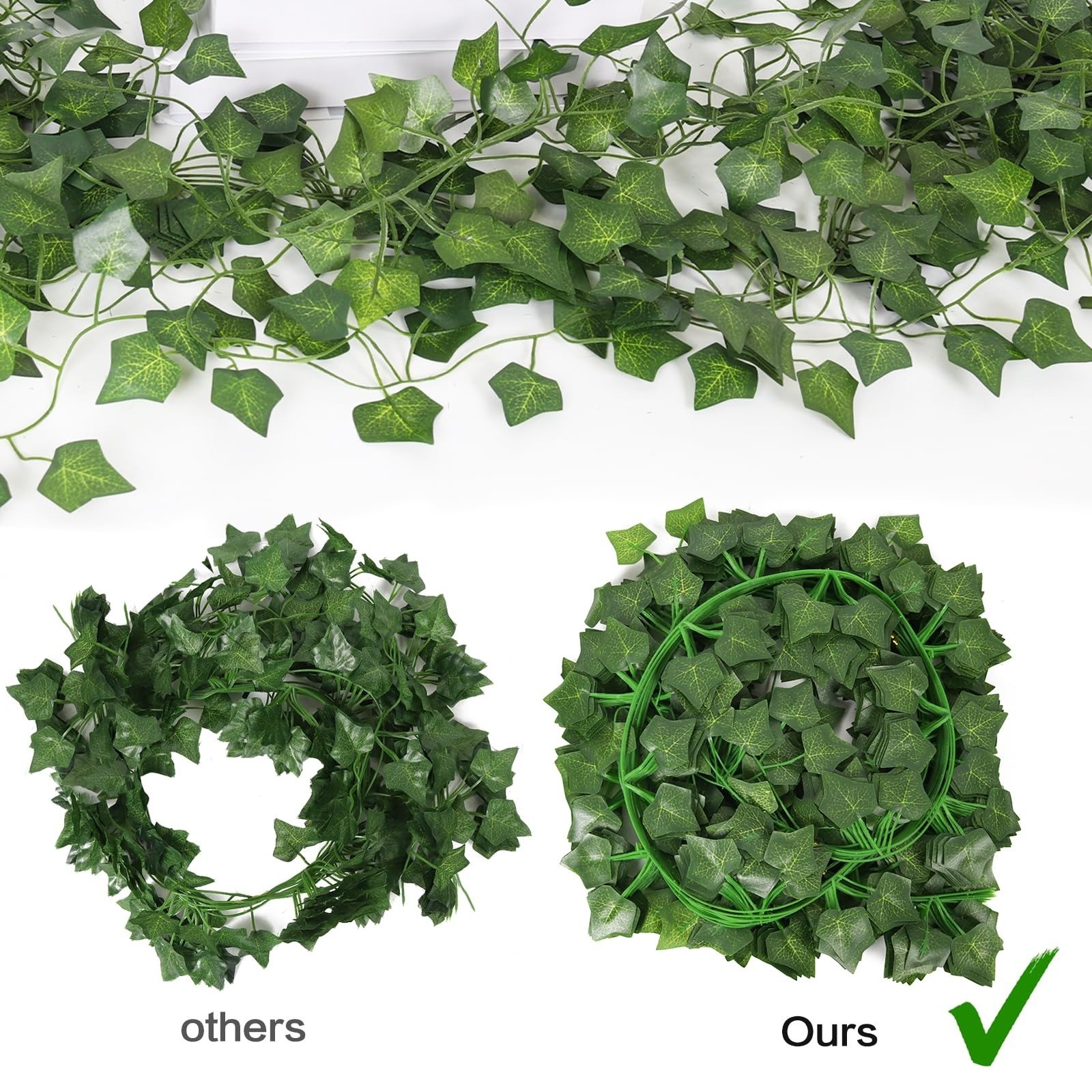 RECUTMS Artificial Ivy Garland 86 FT Fake Vines for Home Decor