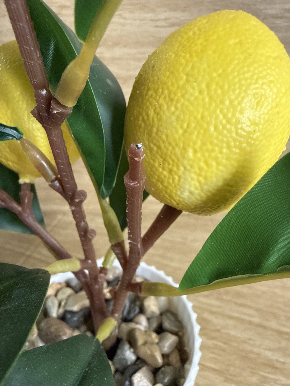 Artificial Lemon Plant Home Decor Potted Fake Lemon Fruit Tree Bonsai Office