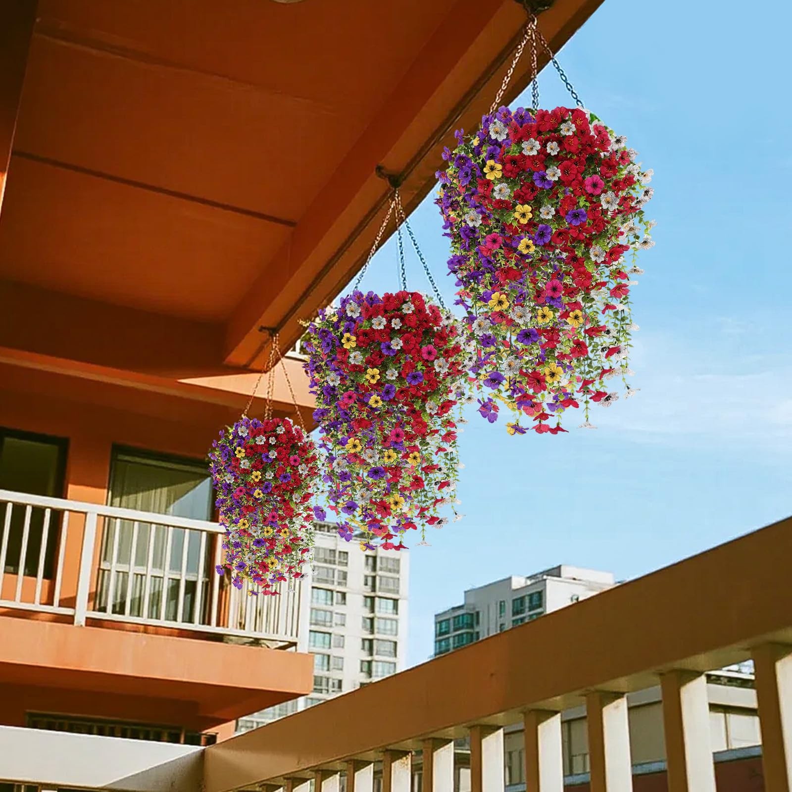 smelihomiy Artificial Hanging Flowers, Imitation Silk Wisteria Vines, Suitabl…