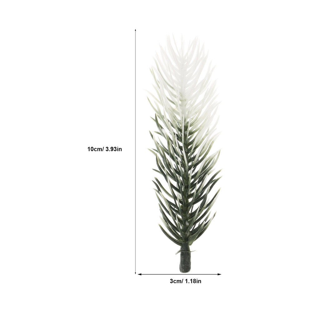 30PCS Artificial Green Pine Needles Branches Small Pine Twigs Stems for Decor