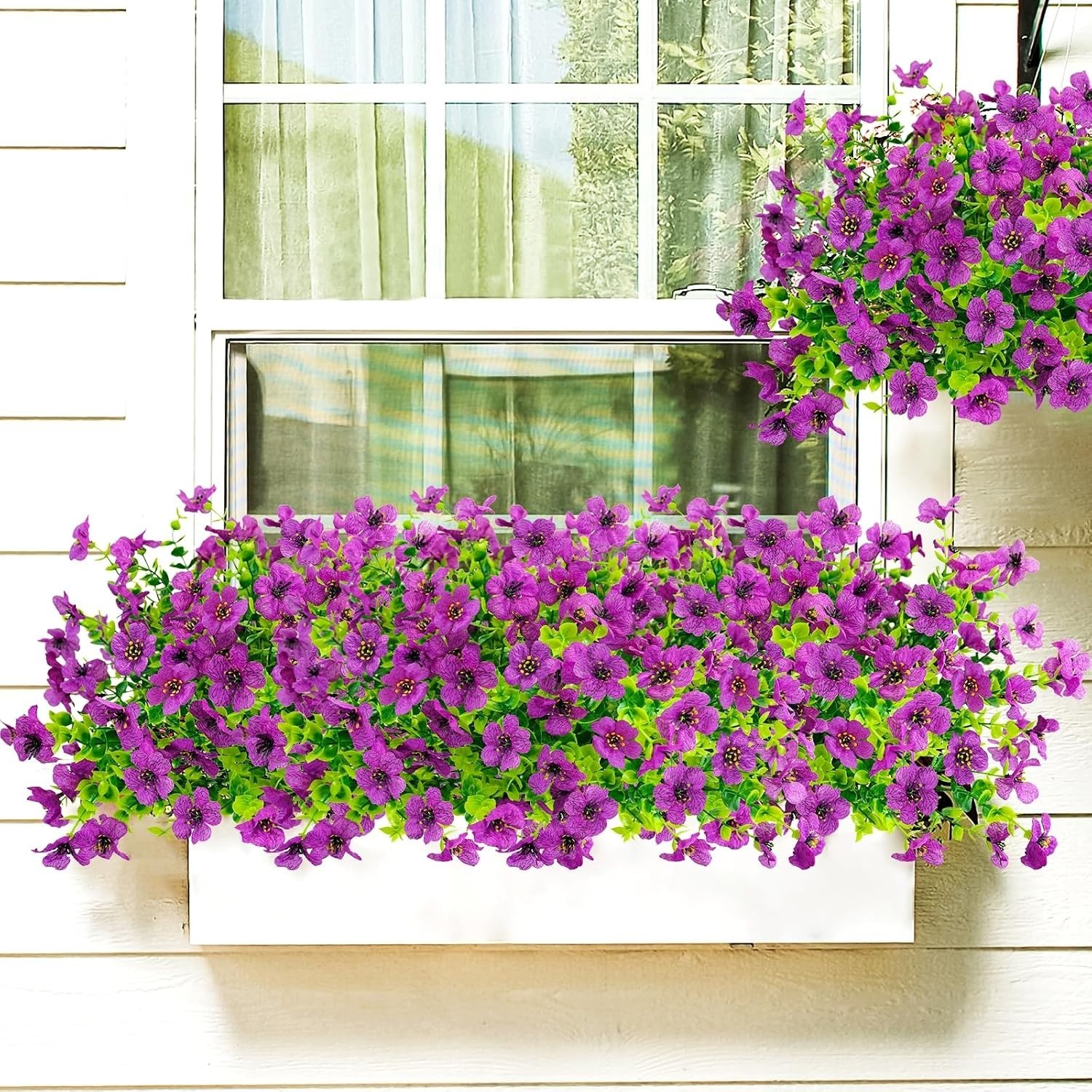 Elegant Faux Purple Daisy Collection – UV & Dust Resistant for Every Occasion
