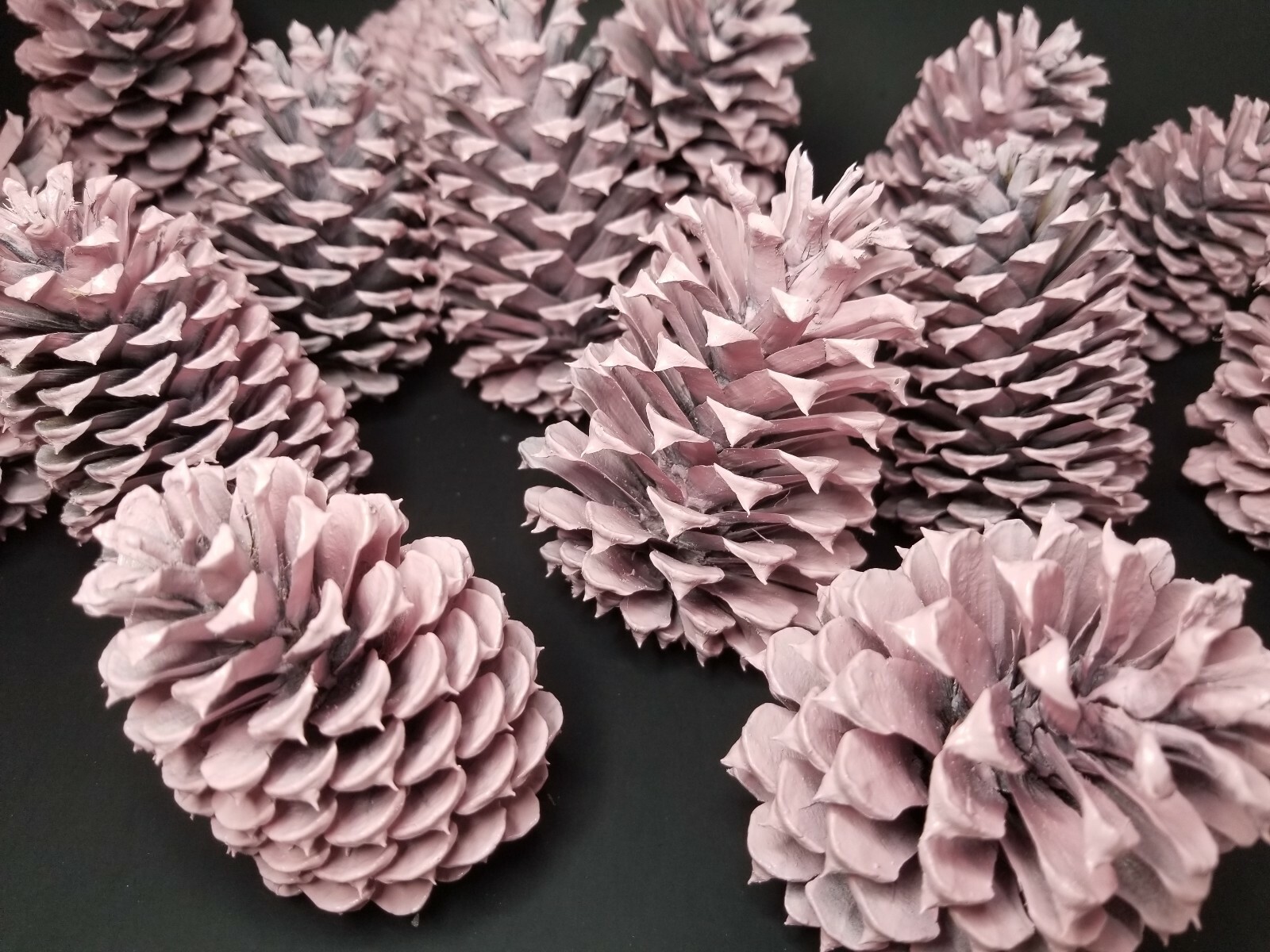 🎅15 Pink Pine Cones Hand Painted All Natural Premium Quality Cones