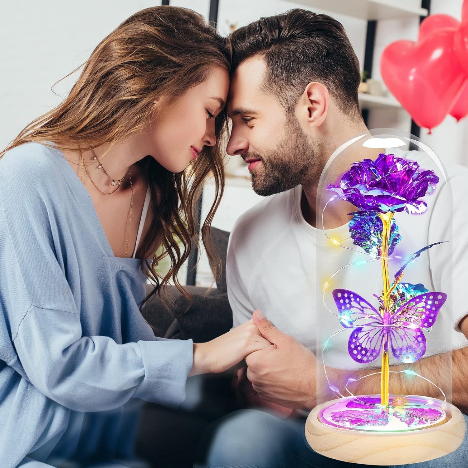 Valentines Day Rose Gifts for Her,Valentines Day Flowers Gifts for Mom Women Gir