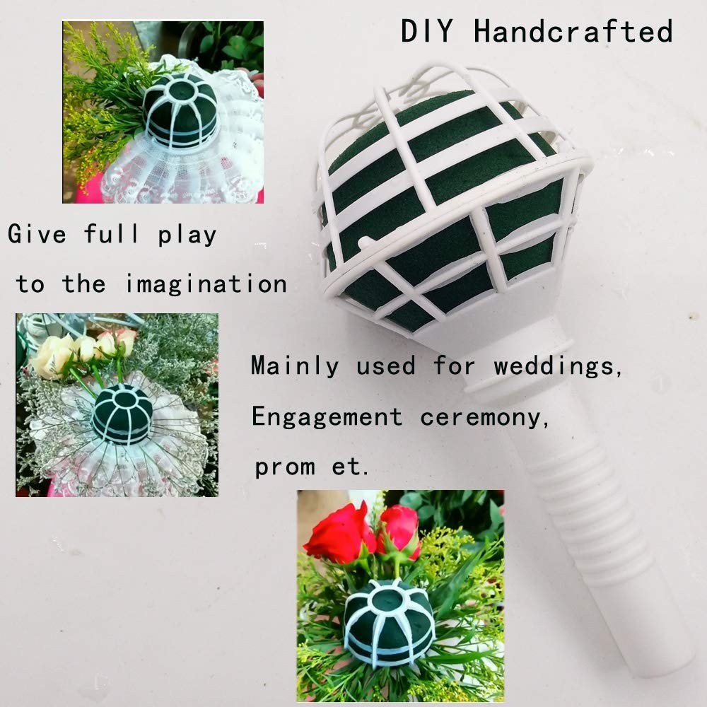 of 6, Bouquet Holders – Bridal Wedding Bouquet Holder Decoration DIY Wedding …
