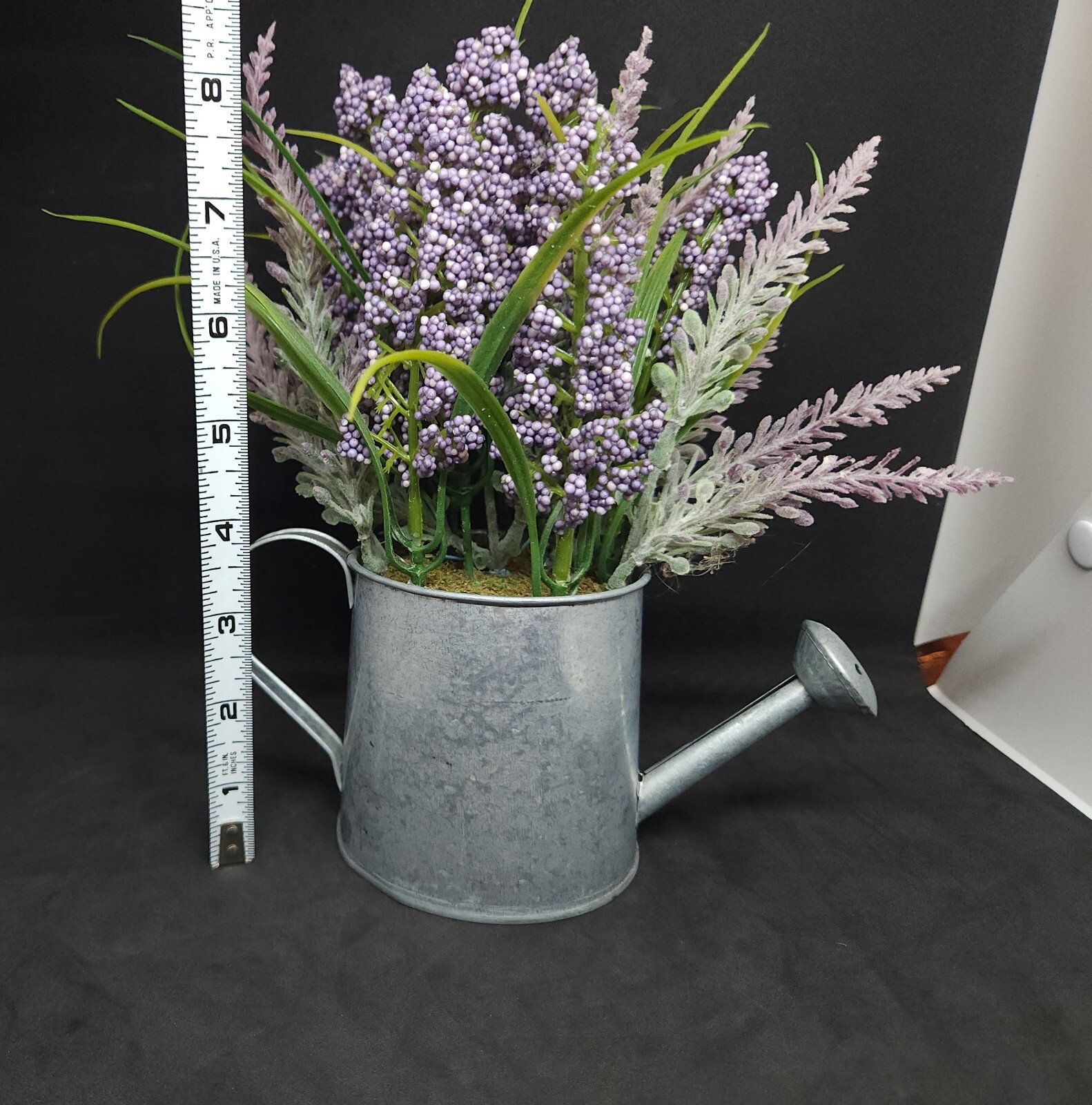 lavender in metal watercan home decor