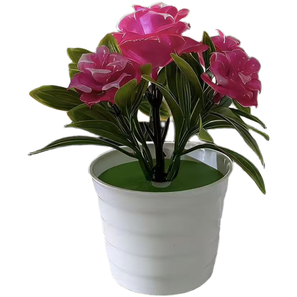 Compact Artificial Roses 14cm Tall with 12cm Width for Small Space Decor Needs