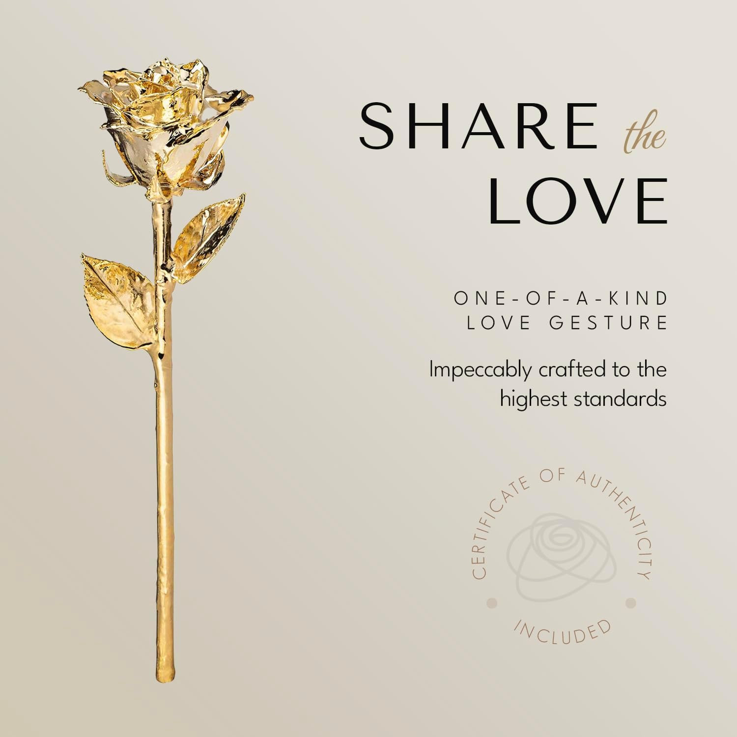 Genuine Gold Dipped Rose in Luxury Leather Case with LED Lights – Unique Gift
