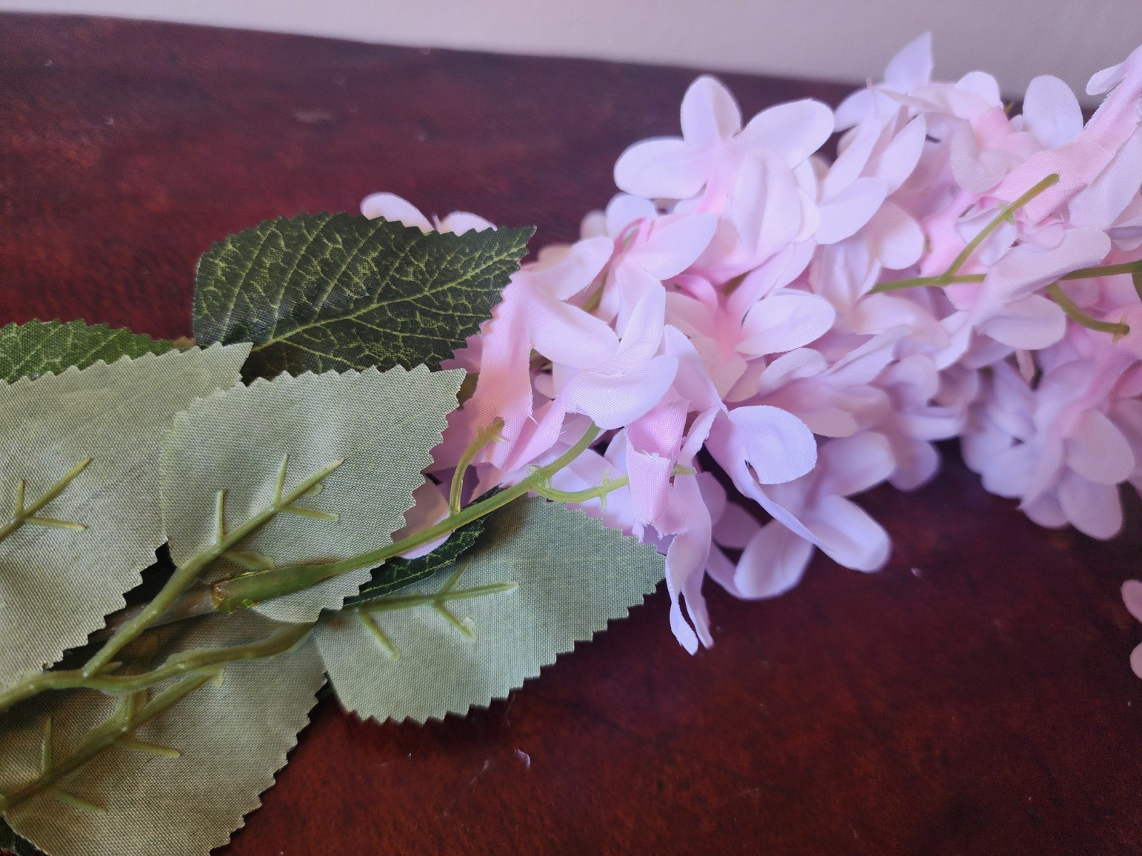 Pink Hanging Wisteria 32in Faux Floral Vine Décor Valentine’s Day Pink