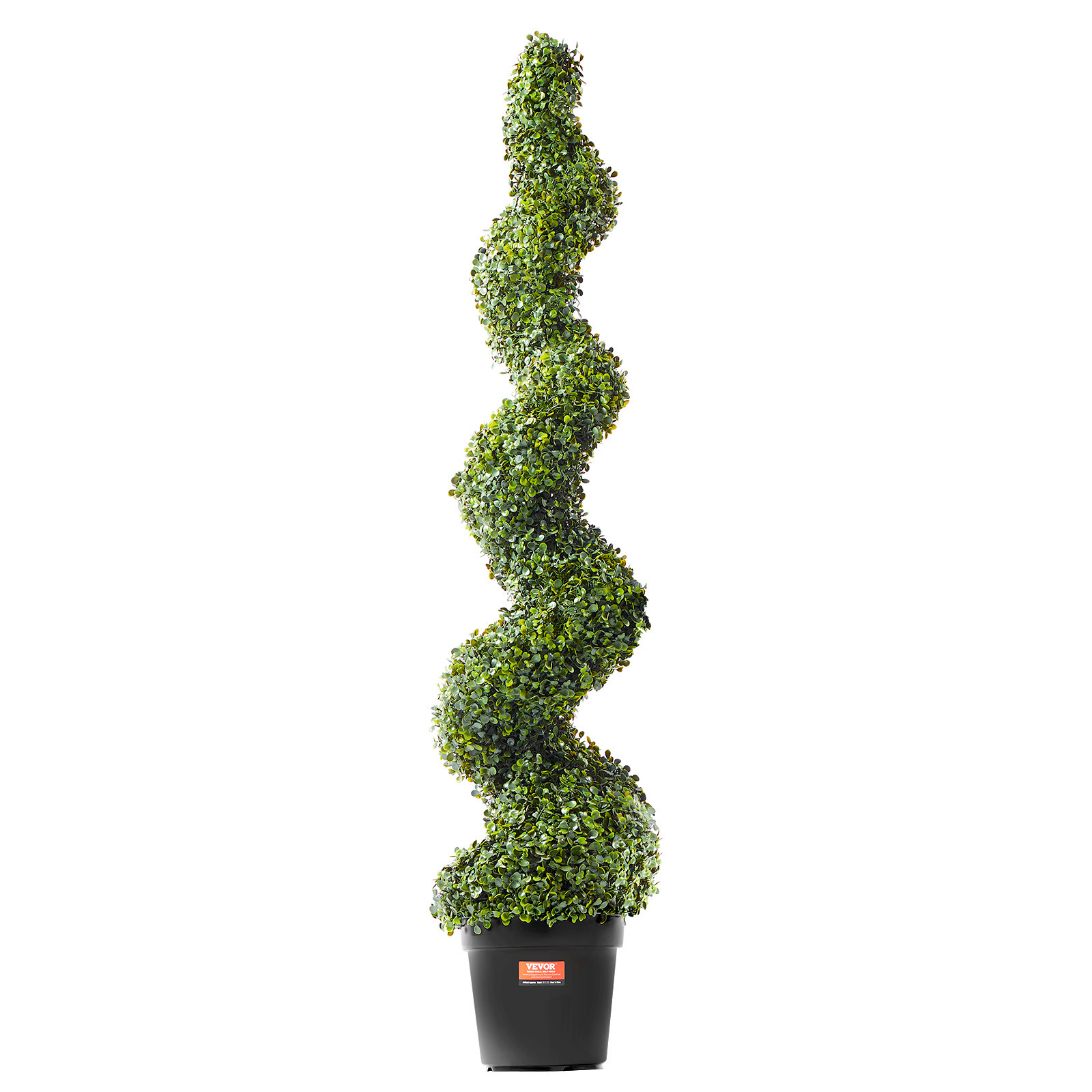 VEVOR 2 Pack 5′ Artificial Boxwood Topiary Tree Faux Plant UV Decor In/Outdoor