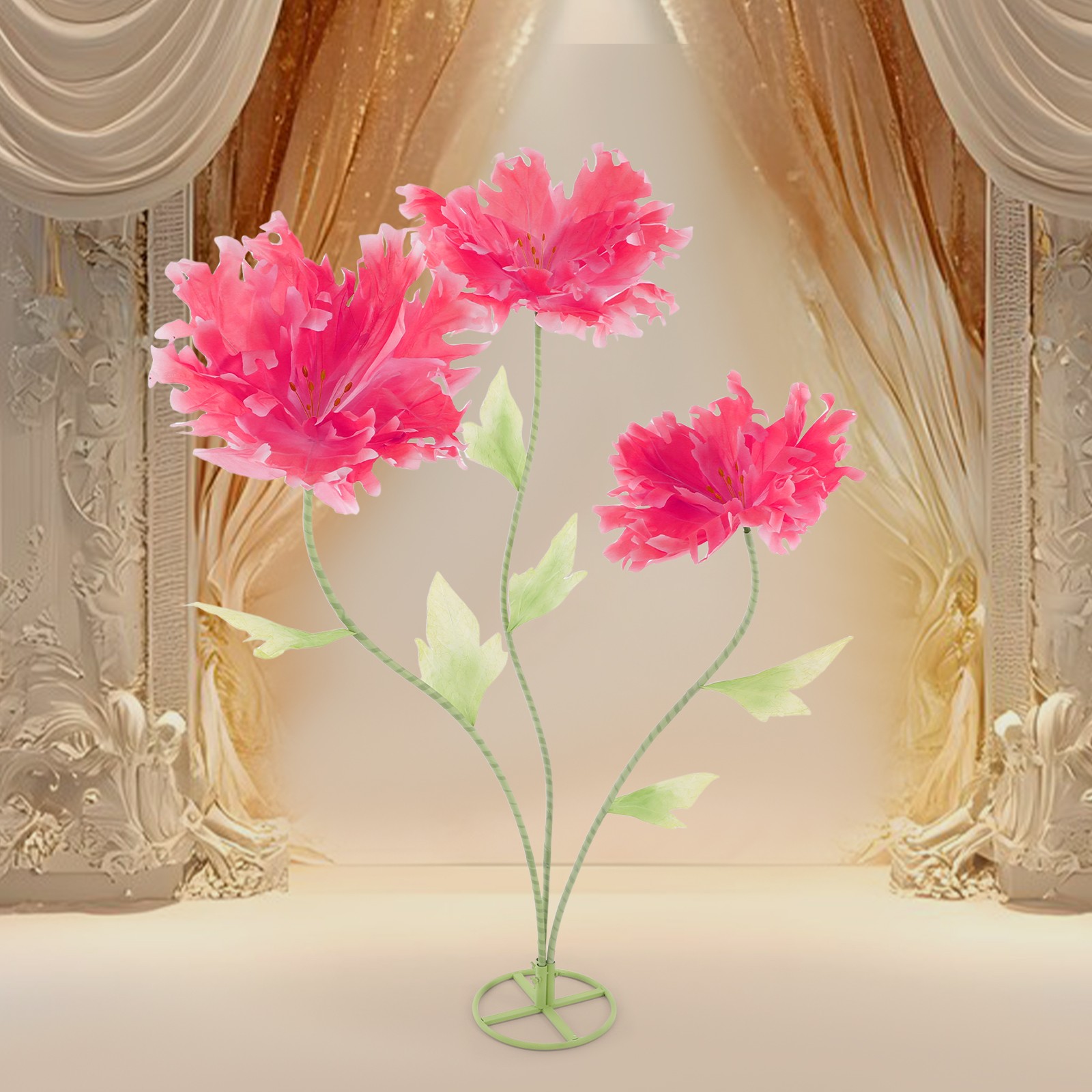 Giant Artificial Flowers Wedding Artificial Flower Decoration Stand Artificial