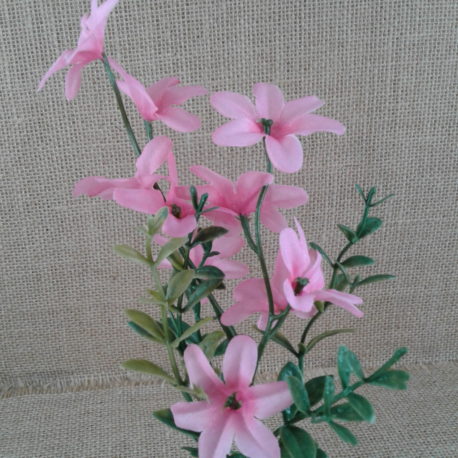 Pretty Pink Floral Decor Chic Rustic Country Plastic Cloth Flowers Gift 1441
