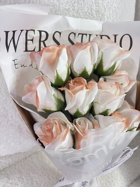 Soap Rose Forever Flower Gift Box, Preserved Flowers, Artificial Flower Bouquet